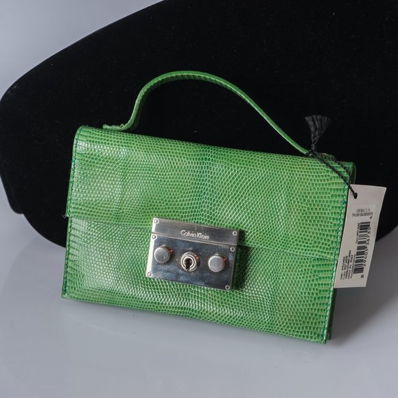 NWT lizard Calvin Klein bag - Picture 4 of 9